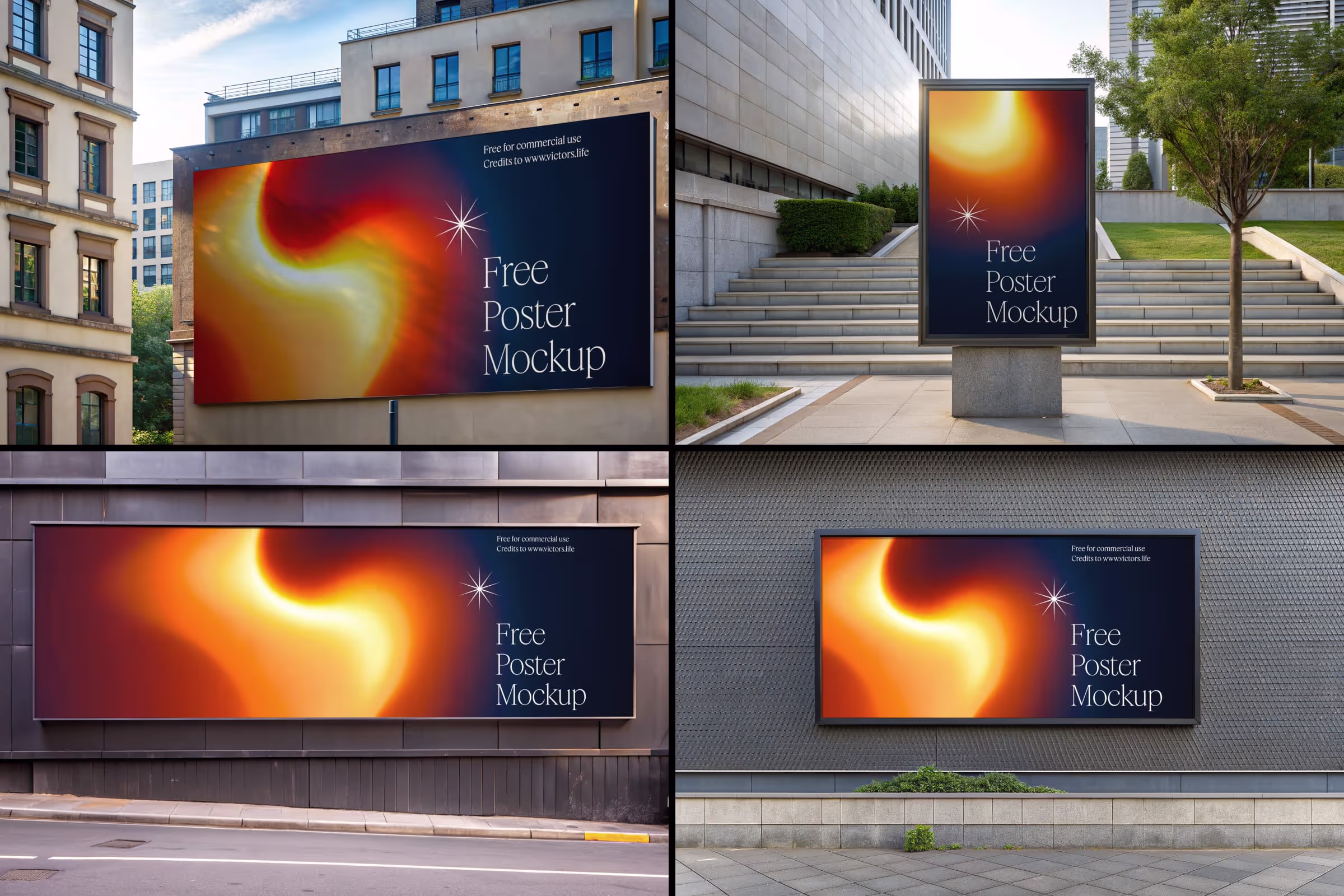 Thumb free billboard mockups vol 2